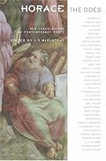 Horace, The Odes: New Translations by Contemporary Poets (Facing Pages)