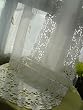 Gorgeous Oval Satin White Cutwork Table Runner