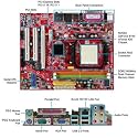 MSI K9N6SGM-V V.2 Dual Core AMD Athlon 64 nVidia Geforce6100 nForce430 SATAII