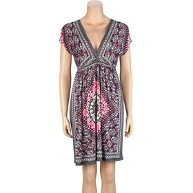 FULL TILT Border Print Scarf Dress