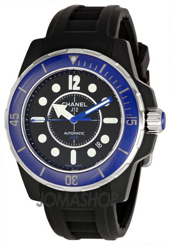 Chanel J12 Marine Black Ceramic Watch H2559