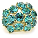 Trina Turk Jewel Encrusted Turquoise Ring, Size 7
