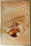 Club Pack 18 Embossed Menorah Hanukkah Greeting Cards With Envelopes