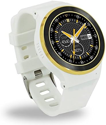Great Asia Android Os V5.1 Operation System 3G Smartwatch With Heart Rate Monitor (White)