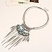 XY Fancy Fashion Bohemian Gypsy Ethnic Choker Collar Vintage Maxi Statement Necklaces & Pendants Beads Leaf Tassel Fine Jewelry
