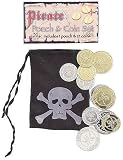 Pirate Pouch and Coin Set. What Pirate Costume is complete without his Pirate Coins and Treasure?