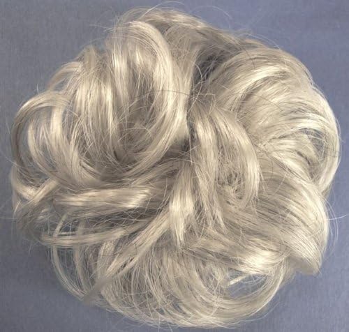 3" PONY FASTENER Hair Scrunchie LACEY Wig #59 GRAY/5% BLACK by MONA LISA