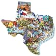 SunsOut Welcome to Texas Shaped Jigsaw Puzzle - 1000 Pieces