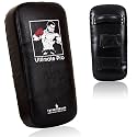 Leather Thai pad kickboxing punch pad martial training single Pad (not pads) Black