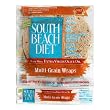 South Beach Diet Multi Grain Wrap, 10-Count, 8-Inch Wrap (Pack of 6)
