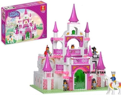 Princess Pink Castle - Build it yourself - Building Blocks - 508 pcs