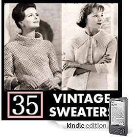 35 Vintage Sweaters Knitting Patterns 1940's - 1960's