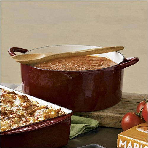 Mario Batali 6-Quart Italian Enamel-on-Cast-Iron Essentials Pot