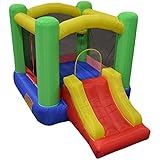 New Improved - My Bouncer Little Castle Bounce 118" L x 78" W x 72" H Ball Pit Bopper w/ Slides & Ball Hoop - Phthalate Free Puncture Resist Nylon Material - (Other Models & Sizes Available, Sold thru Separate Amazon Listings)