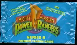 1994 Mighty Morphin Power Rangers Series 2 Trading Cards Unopened Pack (5 Power Ranger Cards Per Pack + 1 Power Rangers Cap!) - Classic cards from this wildly popular show!!