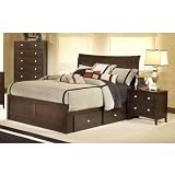 Tiburon Bentwood King Size Storage Bed - Hillsdale Furniture - 1418669STGB