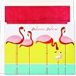 Flamingo With Baby Tropical Holiday Cards -