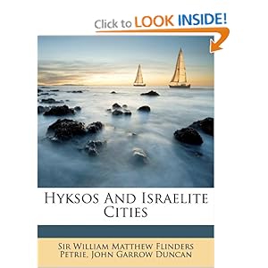 Logo Design Jobs on Amazon Com  Hyksos And Israelite Cities  9781173558451   Sir William