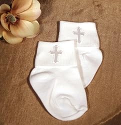 Anklet Sock W/Cross - Small