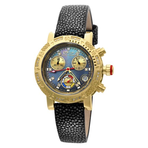 Daniel Steiger Women's 2007S-L Equinox Swiss Quartz Chronograph Gold Diamond Watch