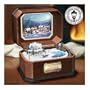 Thomas Kinkade Holiday Gathering Collectible Music Box by The Bradford Exchange