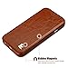 Jisoncase iPhone 6s Vintage Leather Stand Case Magnetic Flip Phone Cover for Apple iPhone 6/ 6s Brown (JS-I6S-05M20)