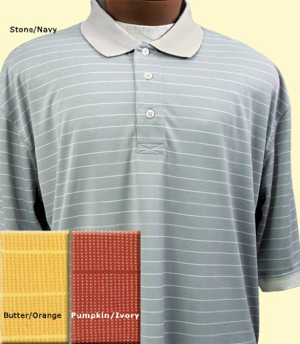 Heritage Cross 1022 Polo Style Mens Moisture Wicking Golf Shirt