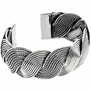 Weave Design Cuff Bracelet