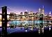 New York City Skyline-Brooklyn Bridge, Photography Giant Poster Print, 39 by 55-Inch New York City Skyline-Brooklyn Bridge, Photography Giant Poster Print, 39 by 55-Inch