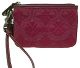 Coach Gramercy Signature Wristlet Bag Case for IPOD 42946 Cherry Reviewed