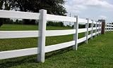 White Fence - 18W x 11H - Peel and Stick Wall Decal by Wallmonkeys