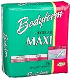 Bodyform Regular Maxi Pads, 16-Count Package (Pack of 36)