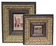 Disctinct Antique Style Wooden Photo / Picture Frame 3"x3"