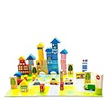 Petit Bella 62 pieces 積木 積み木 積木 つみき 人気 知育 木製 木おもちゃ 子供 赤ちゃん 女の子 男の子 動物 おもちゃ 木のおもちゃ 3歳 かわいい 知育玩具 出産祝い 