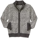 GYMBOREE(ジンボリー) マールド ジップ セーター ヘザー グレー トップスカーディガン S【並行輸入】