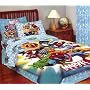 Marvel Comic Heroes - Comforter and Drapes Bed Set - Wolverine-Hulk-Iron Man
