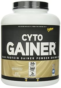 CytoSport Cyto Gainer Protein Drink Mix, Chocolate Malt, 6 Pound