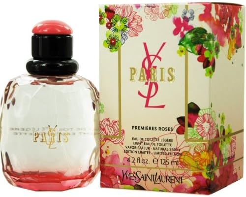 PARIS PREMIERES ROSES by Yves Saint Laurent EDT SPRAY 4.2 OZ (LIMITED EDITION) for WOMEN ---(Package Of 5)