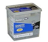 (34255)GRAY(GRAVEL PATH)2-1/2" 5# Composite Deck Screws