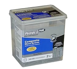 GRAY(GRAVEL PATH)2-1/2" 5# Composite Phillips II Plus