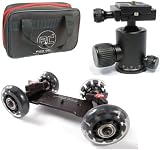 P&C Camera-Video Stabilization System Dolly and a Professional Aluminum Ball Head For D-SLR's, & HD Camcorders - Travel Size