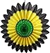 7-piece Complete Jamaican Honeycomb Party Decoration Set (Black/Yellow/Green)