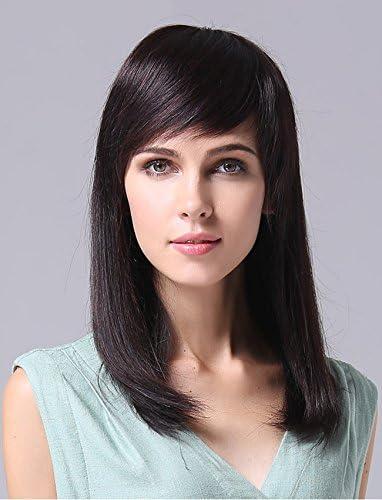 Long straight human hair with memory hair remy healthy wigs for women