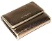 GENUINE NEW BUXTON WOMAN'S TRIFOLD BRONZE WALLET WITH COIN CHANGE POUCH