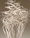 Sparkle Curly Ting, 2 Feet Tall, Pack of 50 - Sparkle Silver