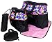 Baby Station 5pcs/set Baby Diaper Bag Nappy Mummy Bag Doted Maternity Handbag (Pink) RS.1499.00