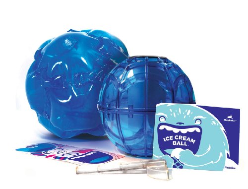 YayLabs Play and Freeze Ice Cream Ball Ice Cream Maker with Inflatable Cover, Pint Size