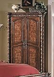 YT Furniture ST1000TV - Stephano TV Armoire (Honey Walnut)