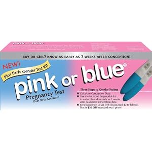 Pink or Blue: The Early Gender Test (Includes Shipping within US)