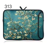 15.6 inch 15 inch Compact Neoprene Laptop Sleeve Printed with beautiful patterns with Double Zipper Double Side...